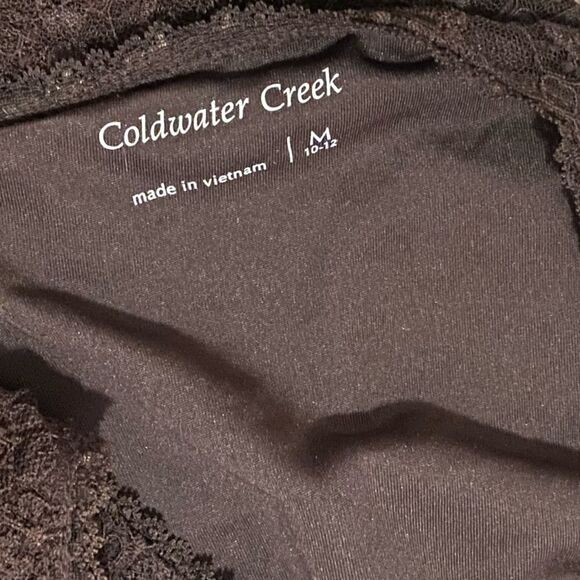 Sequence Beaded Lace Brown Tank Top - Picture 6 of 6